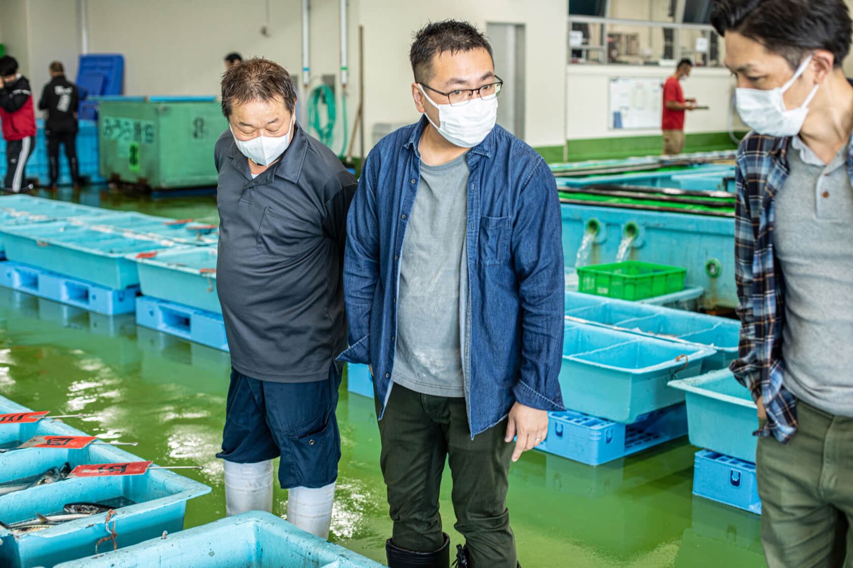 株式会社今川商店の代表取締役 林氏が写る